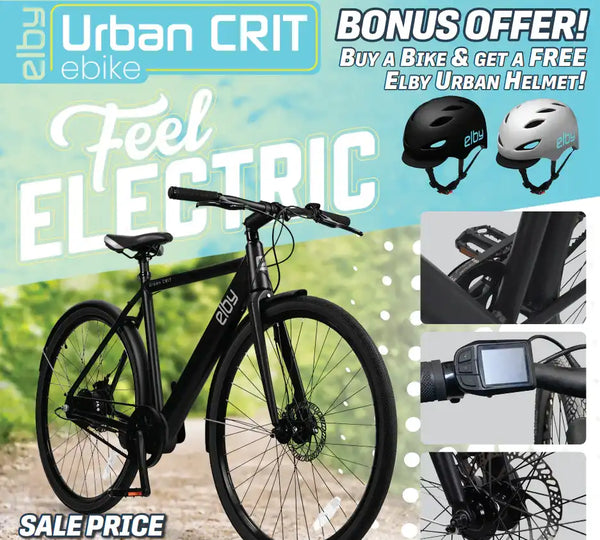 elby electric bicycle ELBY URBAN CRIT E-BIKE M MATTE BLACK – TruckPoint: Truck Accessories - Car Parts