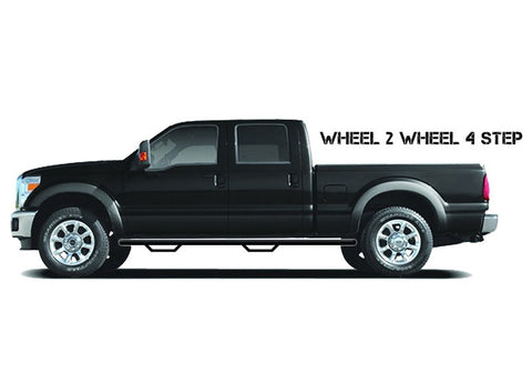 N-Fab D1980CC-TX - Nerf Step Cab Len (2 Stps) 19-22 (New Body Style) Ram 1500 Crew TX Blk