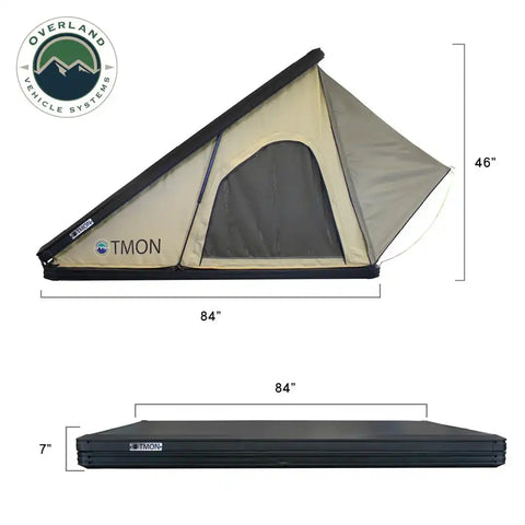 OVERLAND VCL 18119935 LD TMON - CLAMSHELL ALUMINUM ROOF TENT
