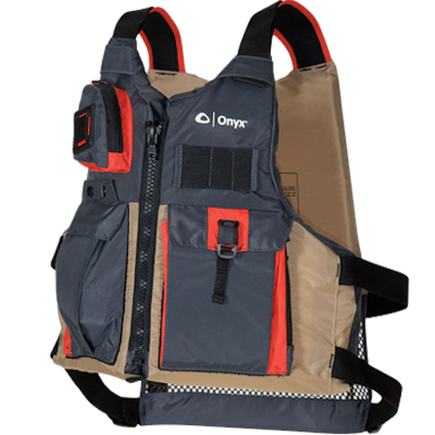 KAYAK FISHING PADDLE VEST ADULT TAN
