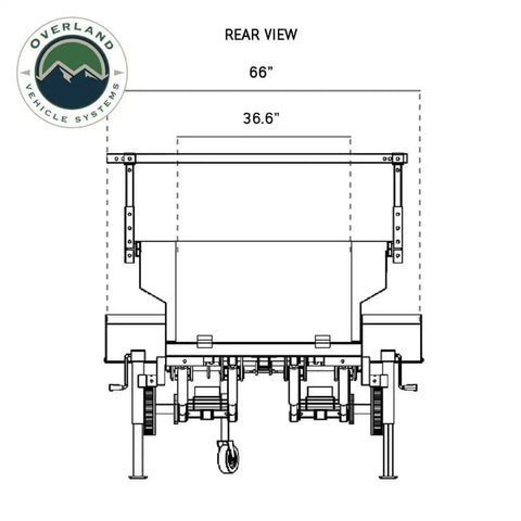 Overland Vehicle Systems 70100010  Utility Trailer Off-Road