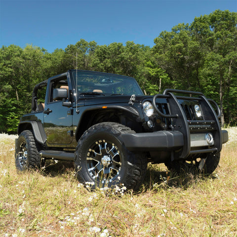 ARIES P1050 - Pro Series Black Steel Grille Guard, Select Jeep Wrangler JK