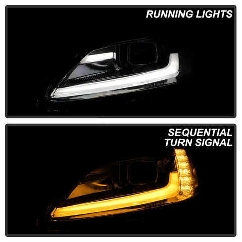 Spyder Auto 5087928 (Spyder Signature) Projector Headlights - Sequential LED Turn Signal Chrome