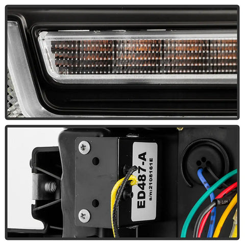 Spyder Auto 5088796 (Spyder Signature) Projector Headlights - Sequential LED Turn Signal Lights Black