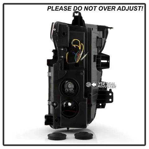 Spyder Auto 5088796 (Spyder Signature) Projector Headlights - Sequential LED Turn Signal Lights Black