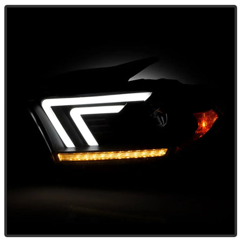 Spyder Auto 5088680 (Spyder Signature) Projector Headlights - Sequential LED Turn Signal Lights Black