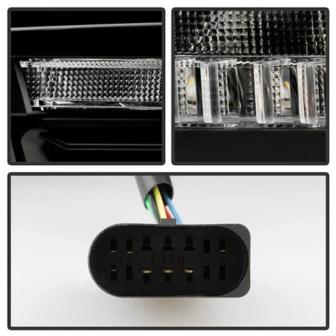 Spyder Auto 5088673 (Spyder Apex) High-Power LED Module (High Beam And Low Beam) Equipped Headlights - Black