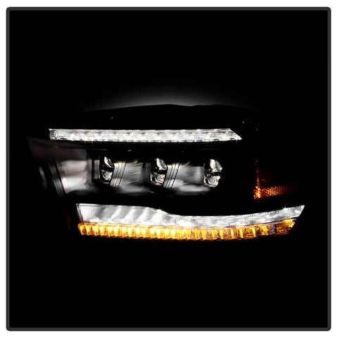 Spyder Auto 5088673 (Spyder Apex) High-Power LED Module (High Beam And Low Beam) Equipped Headlights - Black