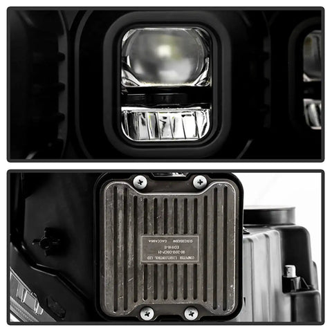 Spyder Auto 5088604 (Spyder Apex) High-Power LED Module ( Low Beam ) Equipped Headlights - Black