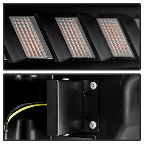 Spyder Auto 5088604 (Spyder Apex) High-Power LED Module ( Low Beam ) Equipped Headlights - Black