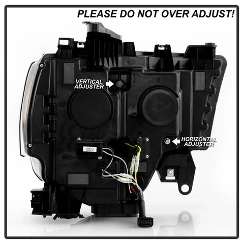 Spyder Auto 5088604 (Spyder Apex) High-Power LED Module ( Low Beam ) Equipped Headlights - Black
