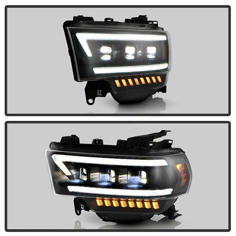 Spyder Auto 5088604 (Spyder Apex) High-Power LED Module ( Low Beam ) Equipped Headlights - Black