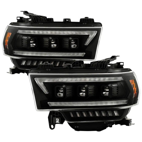 Spyder Auto 5088604 (Spyder Apex) High-Power LED Module ( Low Beam ) Equipped Headlights - Black