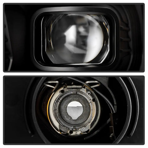 Spyder Auto 5088611 (Spyder Signature) Projector Headlights - Sequential LED Turn Signal Lights Black