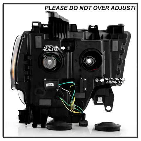 Spyder Auto 5088611 (Spyder Signature) Projector Headlights - Sequential LED Turn Signal Lights Black