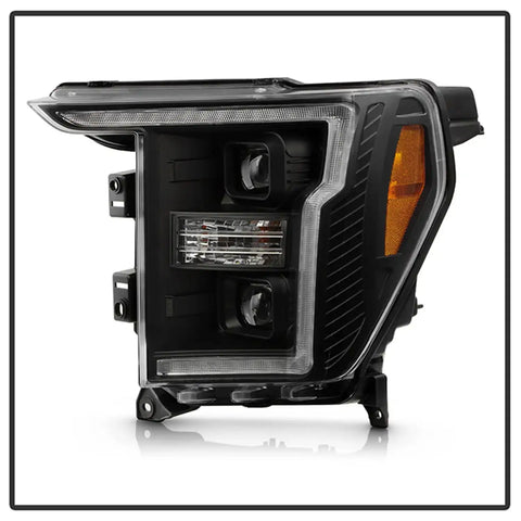 Spyder Auto 5088703 (Spyder Signature) Projector Headlights - LED Crystal Light Bar Parking Lights Black