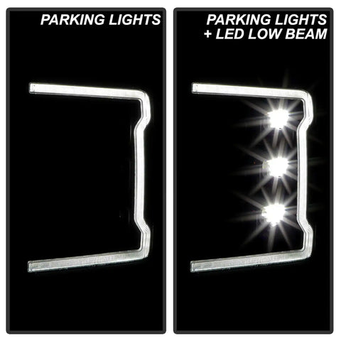 Spyder Auto 5087430 ( Apex ) Full LED Headlights - Chrome