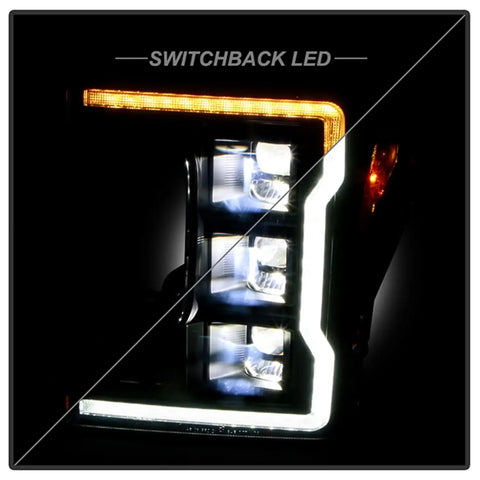Spyder Auto 5088635 (Spyder Apex) High-Power LED Module ( Low Beam ) Equipped Headlights - Black