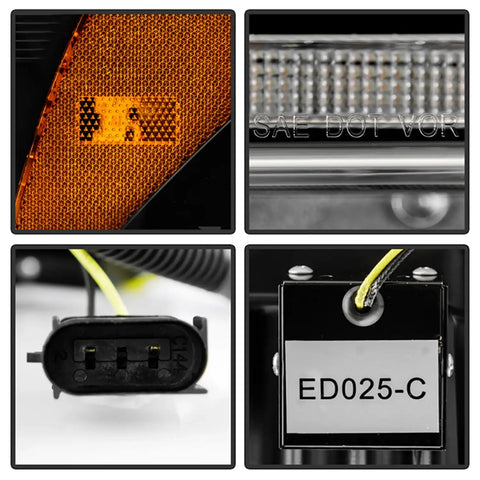 Spyder Auto 5088635 (Spyder Apex) High-Power LED Module ( Low Beam ) Equipped Headlights - Black