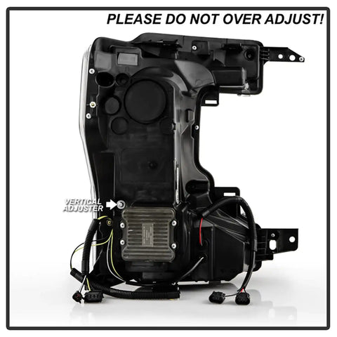 Spyder Auto 5088635 (Spyder Apex) High-Power LED Module ( Low Beam ) Equipped Headlights - Black