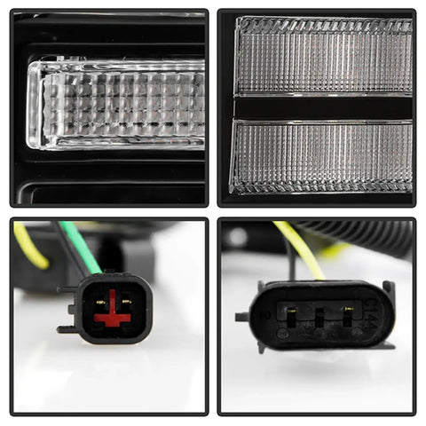 Spyder Auto 5088628 (Spyder Signature) Projector Headlights - Sequential LED Turn Signal Lights Black