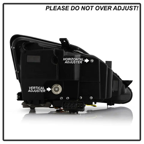 Spyder Auto 5088826 (Spyder Apex) High-Power LED Module (High Beam And Low Beam) Equipped Headlights - Black