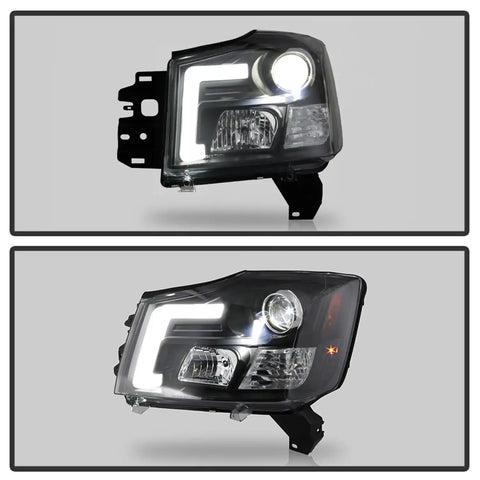 Spyder Auto 5088406 (Spyder Platinum) High-Power LED Module ( Low Beam ) Equipped Headlights - Black