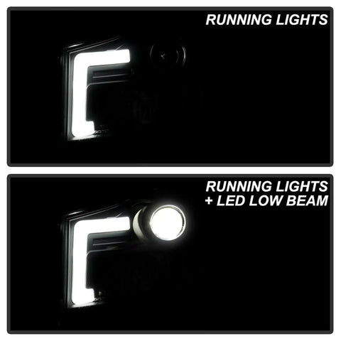 Spyder Auto 5088406 (Spyder Platinum) High-Power LED Module ( Low Beam ) Equipped Headlights - Black