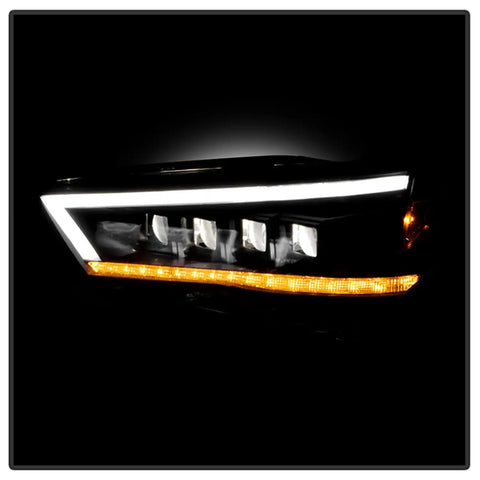 Spyder Auto 5088697 (Spyder Apex) High-Power LED Module (High Beam And Low Beam) Equipped Headlights - Black
