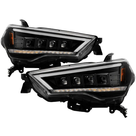 Spyder Auto 5088697 (Spyder Apex) High-Power LED Module (High Beam And Low Beam) Equipped Headlights - Black