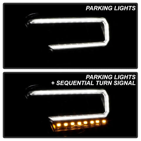 Spyder Auto 5088376 (Spyder Apex) Multi-Beam High-Power LED Module Equipped Headlights - Black