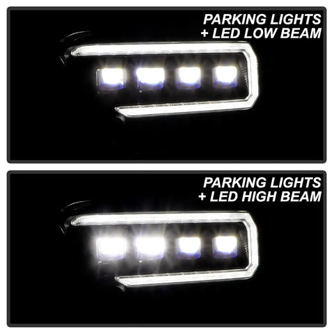 Spyder Auto 5088376 (Spyder Apex) Multi-Beam High-Power LED Module Equipped Headlights - Black