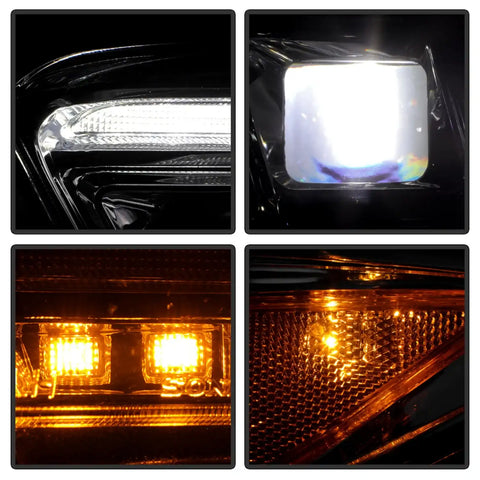 Spyder Auto 5088369 (Spyder Apex) Multi-Beam High-Power LED Module Equipped Headlights - Chrome