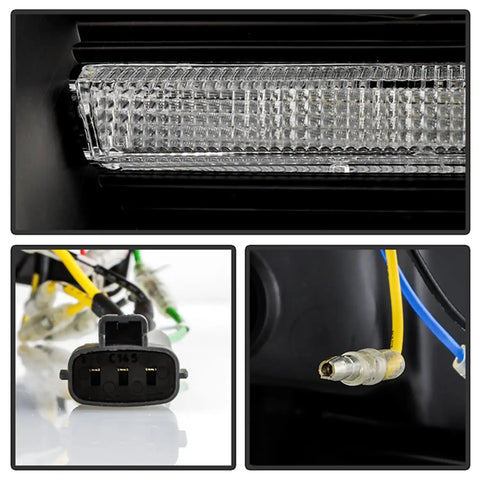 Spyder Auto 5088802 (Spyder Signature) Projector Headlights - Switch Back Sequential LED Turn Signal Light Black