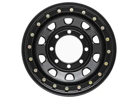 Pro Comp Steel Wheels 252-6181 Series 252 Gloss Black 16x10 8x6.5 4BS Offset -38mm Cap P/N 1515018