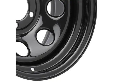 Pro Comp Steel Wheels 97-5866 Series 97 Gloss Black 15x8 5x4.5 4.5BS Offset 0mm Cap P/N 1330018