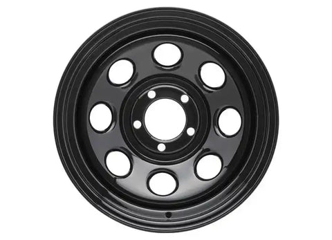 Pro Comp Steel Wheels 97-5866 Series 97 Gloss Black 15x8 5x4.5 4.5BS Offset 0mm Cap P/N 1330018