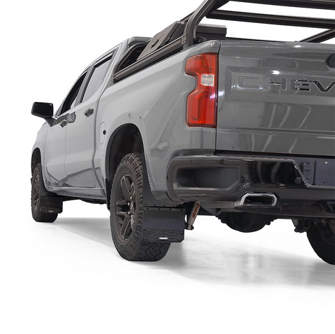 Putco 78510 - Mud Skins Flaps Carbon Black HDPE Features Hex Shield Solid