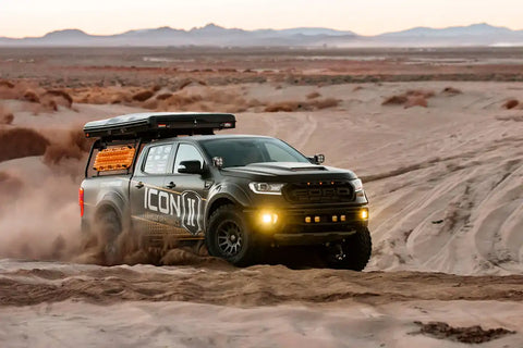 ICON Vehicle Dynamics FRDK_K93207TS ICON 20-23 Ford Ranger 0-3.5" Lift Stage 7 Susp Sys Tubular UCA Steel Knuckle
