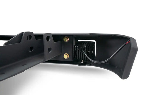 DV8 Offroad RBGL-05 20-22 GLADIATOR ULTRA SLIM HIGH CLEARANCE REAR BUMPER w/ BUILT IN HITCH & STEPS