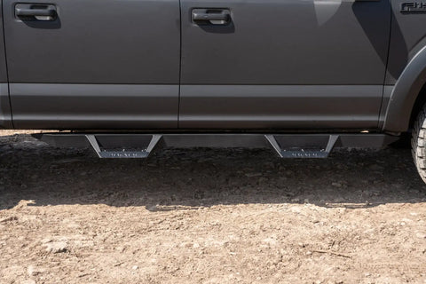 Raptor Series RTS22FD Magnum RT - Drop Steps Black Textured Alloy Steel 15-23 Ford F-150 22-23 Lightning 17-23 F-250/F-350 Super Duty Crew Cab