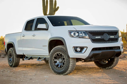 Raptor Series RTS25CH Magnum RT - Drop Steps Black Textured Alloy Steel 15-24 Chevy Colorado/GMC Canyon Crew Cab