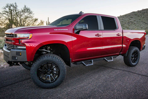 Raptor Series RTS26CH Magnum RT - Drop Steps Black Textured Alloy Steel 19-24 Chevy Silverado/GMC Sierra 1500 20-24 Silverado/Sierra 2500/3500 HD Crew Cab