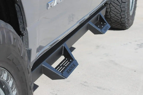 ICI RTS31DG Raptor Series - RT Steps Black Textured Angular Drop Step Design Non Slip