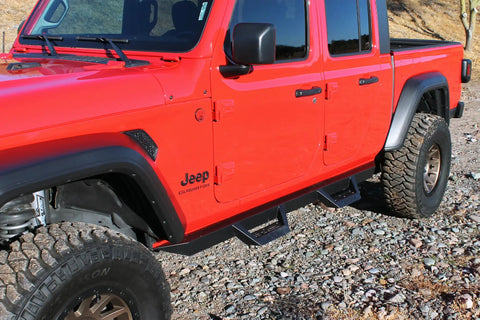 Raptor Series RTS82DG Magnum RT - Drop Steps Black Textured Alloy Steel 09-15 Dodge Ram 1500 10-15 2500/3500 Crew Cab