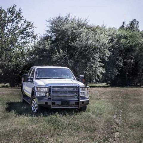 Ranch Hand GGF111BL1 Legend Series Grille Guard Retains Factory Tow Hook