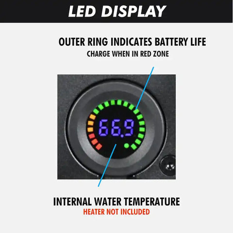 Rinse Kit 857007006357 Camp Shower Cube 4 Gallon Capacity 12 Volt Battery Powered