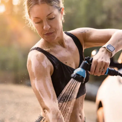 Rinse Kit 857007006357 Camp Shower Cube 4 Gallon Capacity 12 Volt Battery Powered