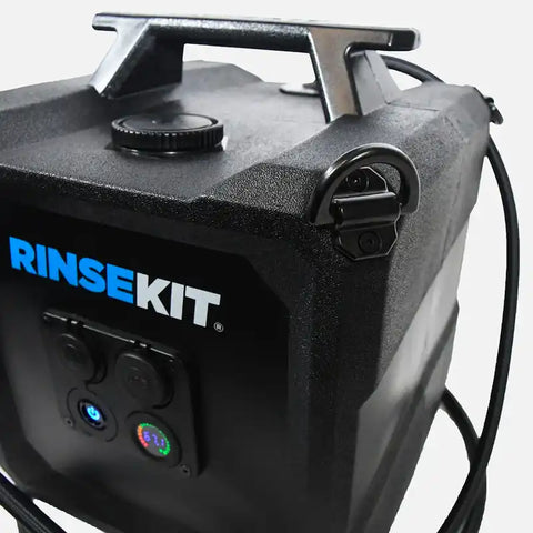 Rinse Kit 857007006357 Camp Shower Cube 4 Gallon Capacity 12 Volt Battery Powered