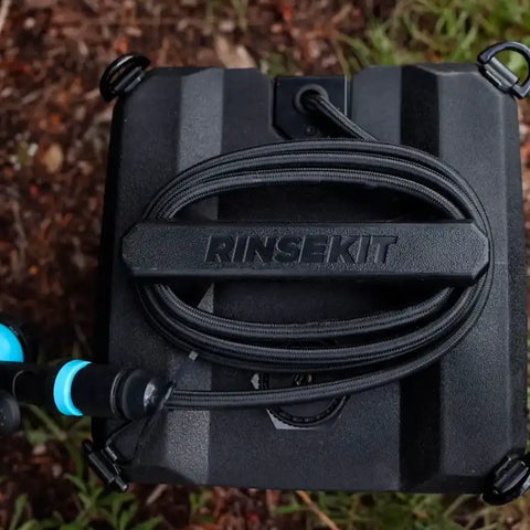 Rinse Kit 857007006357 Camp Shower Cube 4 Gallon Capacity 12 Volt Battery Powered